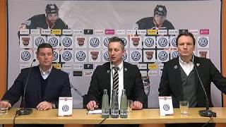 50 Spieltag  Grizzlys vs Straubing  Pressekonferenz [upl. by Monney278]