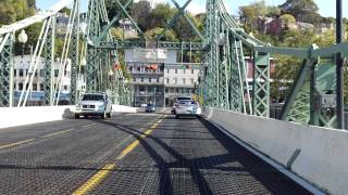 Easton  Phillipsburg Northampton Street Bridge eastbound [upl. by Embry]