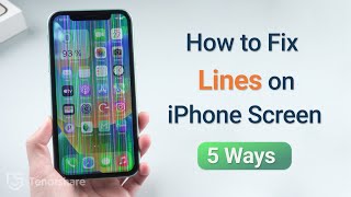 How to Fix Lines on iPhone Screen  5 Ways to Fix It  2024 Full Guide [upl. by Chadabe]