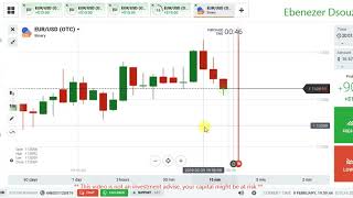 Trading on OTC with Candlestick Psychology  Iqoption [upl. by Zackariah]