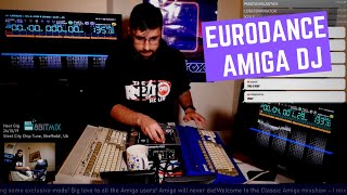 8BitMix  EuroDance Special  Live Commodore Amiga mixing [upl. by Ayotac]