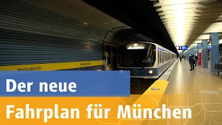 Das ändert sich beim Fahrplanwechsel 2021 in München [upl. by Aver970]