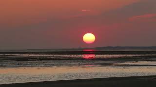 2024 09 21 Wangerooge Sonnenuntergang am Ostende [upl. by Ardnuaed]