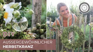 DIY  der schönste HERBSTDKRANZ  DIE KLIPSVASE machts aus [upl. by Aniweta]