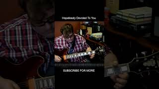 Olivia Newton John  Mastering Olivia Newton Johns hopelessly Devoted To You On Guitar [upl. by Norym]