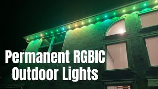 Govee Permanent Pro Outdoor Lights RGBIC  Install amp Review [upl. by Garin]