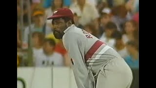 Vintage Viv Viv Richards smashing the Windies to victory in the 3rd ODI Final vs Aust SCG 198889 [upl. by Aronaele]