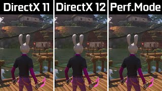 FORTNITE  DX11 vs DX12 vs PERFORMANCE MODE  7800X3D  RTX 3070 [upl. by Attiuqaj]