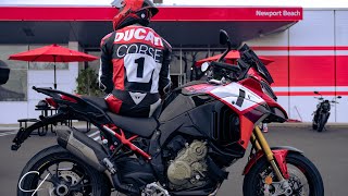 2022 Ducati Pikes Peak Multistrada V4s Press Release  Ducati NewPort Beach Day 1 [upl. by Chao793]