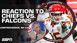 You HAVE to call that  Herm Edwards reacts to controversial call in Chiefs vs Falcons  SC [upl. by Einalam]