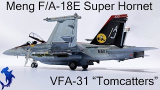 Meng FA18E Super Hornet 148 Scale  Full Build Video [upl. by Normand]