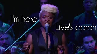 Cynthia Erivo  Im Here Official Live at Oprah [upl. by Arekat]