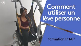 Comment Utiliser un lève personne  Formation ADVF [upl. by Rhiamon]