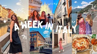 ITALY VLOG MILAN amp LAKE COMO  studying abroad as a fashion student [upl. by Shoemaker]