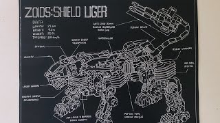 Drawing SHIELD LIGER using white ink pen  ZOIDS  Batang 90s Anime [upl. by Malik]