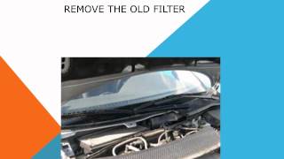 How to replace the air cabin filter dust pollen filter on a Ford Focus I [upl. by Wolfson]