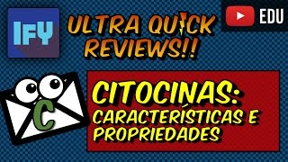 Aula de CITOCINAS Características gerais e propriedades  UQR Imuno [upl. by Ahdar116]