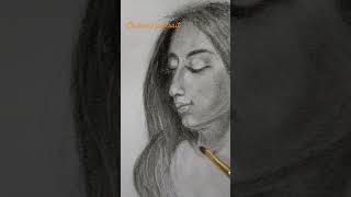 Charcoal pencil drawing like subscribe charcoalpencildrawing shadesoflyf21billion [upl. by Franci]