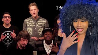 FIRST TIME REACTING TO  PENTATONIX quotEVOLUTION OF MUSICquot REACTION [upl. by Arait374]