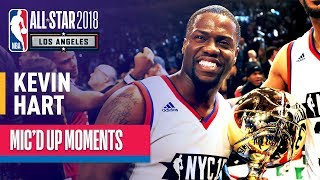 Best of Kevin Hart Micd Up  NBA AllStar Celebrity Game [upl. by Annoyik]