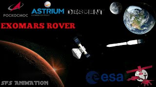 ESA Exomars Rover Rosalind Franklin  2020 Mission to Mars Spaceflight Simulator exomars rover [upl. by Anrev519]