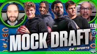 2024 NFL Mock Draft Where the TOP QBs will land ✈️ 🏈  Caleb Williams JJ McCarthy Jayden Daniels [upl. by Kinchen]