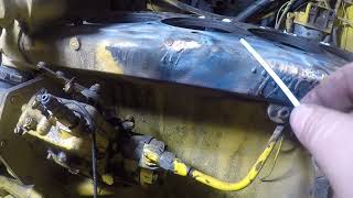 Engine block crack repair on a Deere 4219 diesel Brazing cast iron 2 of 2 [upl. by Murvyn]