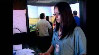 FAA Officials Demonstrate Air Traffic Control Simulator [upl. by Nihahs961]