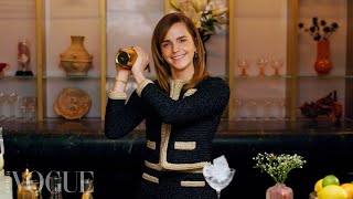 Emma Watson Makes An Espresso Martini ‘Emma Spritz’ amp 3 Other Classic Cocktails [upl. by Huberman592]