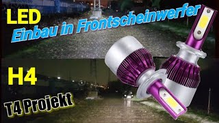 LED in Frontscheinwerfer einbauen T4 Projekt Frontscheinwerfer umrüsten [upl. by Yert]