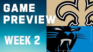 New Orleans Saints vs Carolina Panthers  2023 Week 2 Game Preview [upl. by Eiznikcm700]