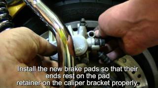 Valkyrie Rear Brake Pad Replacementmp4 [upl. by Alhan729]