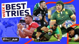 The best Rugby World Cup 2023 tries from the quarterfinals  Asahi Super Try [upl. by Nessy]