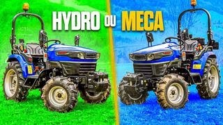 COMPARATIF Tracteur hydrostatique contre un Tracteur boîte mécanique [upl. by Airtened]