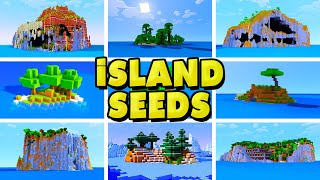 25 MUST SEE Minecraft SURVIVAL ISLAND SEEDS [upl. by Bertine958]