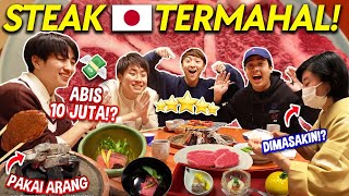 TRAKTIR WASEDABOYS STEAK WAGYU 10 JUTA BBQ TERMAHAL DI HIDUP  BACK TO JAPAN [upl. by Yelnikcm]