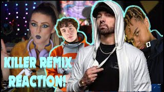 EMINEM  KILLER REMIX REACTION VIDEO Couple REACTS to EMINEM KILLER REMIX Ft JACK HARLOW CORDAE [upl. by Leith]