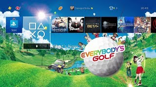 Everybodys Golf PS4 Dynamic Theme [upl. by Mikal]