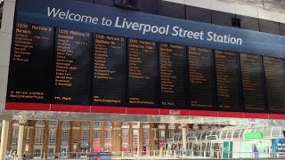 London Liverpool Street Announcements and Photos [upl. by Okimuk]