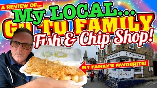 I REVIEW my local GO TO FAMILY Fish and Chip Shop My familys FAVOURITE [upl. by Hermes657]