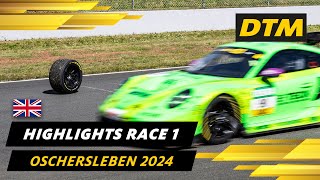 Wheels off 🤯  DTM 2024 highlights  Motorsport Arena Oschersleben [upl. by Gerry294]