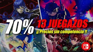 ¡¡13 TÍTULOS TOP AL MÍNIMO HISTÓRICO REBAJAS Switch 💸 Ofertas Nintendo Switch Eshop [upl. by Durnan]