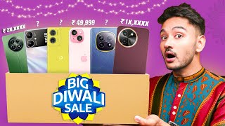 REVEALED Best Smartphone Deals on Flipkart Big Diwali Sale 2024  iPhone 15 ₹49999 [upl. by Enaj]