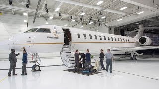 2018 Bombardiers newest business jet the Global 7500 is officially entering service [upl. by Cheryl]