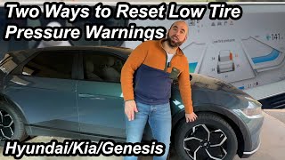 How to Reset Low Tire Pressure Warning on HyundaiKiaGenesis Vehicles [upl. by Barnie682]