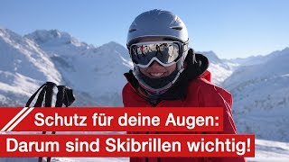 Die Skibrille schützt deine Augen  Empfehlung bei Schnee und Winter [upl. by Halilad]