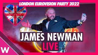 James Newman quotMy Last Breathquot and quotEmbersquot UK 2021 and 2022 LIVE  London Eurovision Party [upl. by Yeleen248]