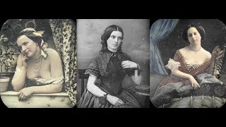 Daguerreotype Portraits of Victorian Women From the 1840s and 1850s Part 2 [upl. by Eardna]