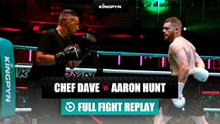 Chef Dave Vs Aaron Hunt Official Full Fight  Kingpyn Boxing [upl. by Aeslehs533]