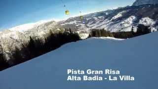 Pista Gran Risa  Alta Badia  La Villa [upl. by Ttelrahc422]